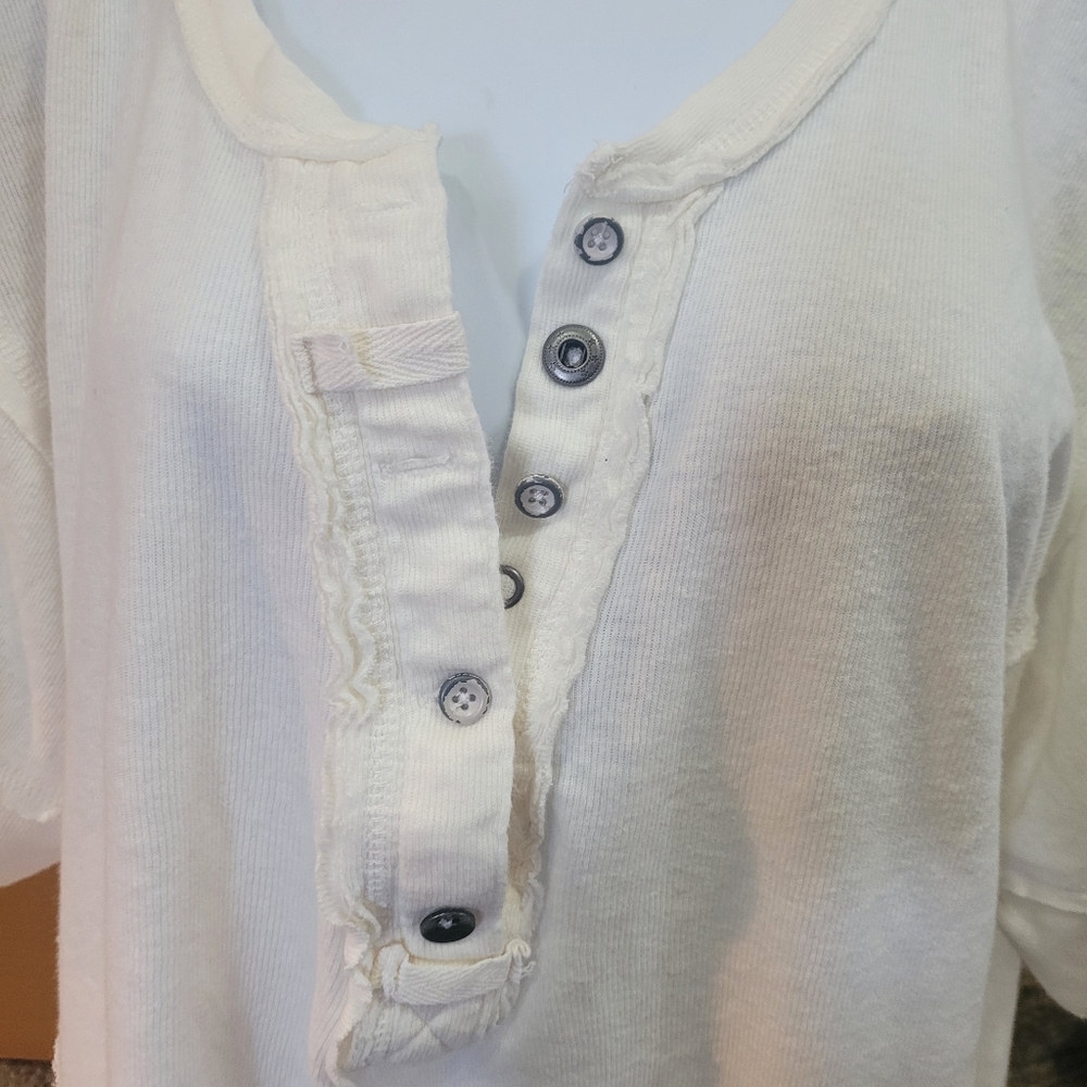 NWT Free People Henley T-Shirt - Picture 5 of 6